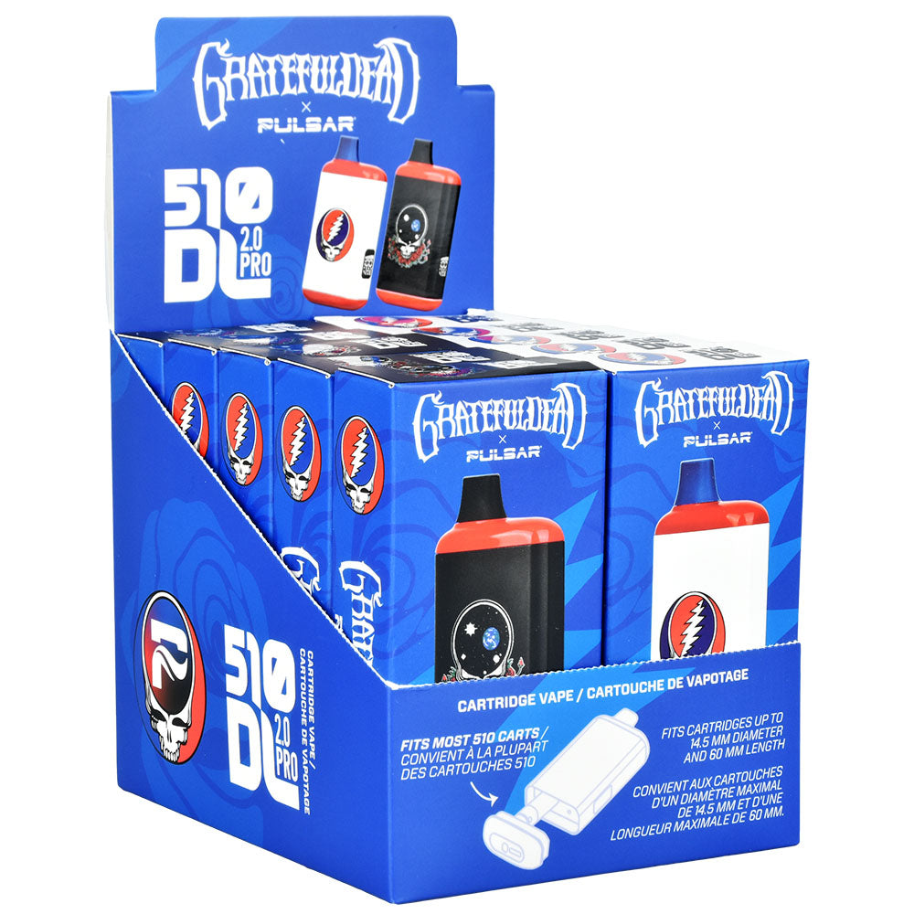 Grateful Dead x Pulsar 510 DL 2.0 Pro Auto-Draw VV Vape Bar | 1000mAh - Headshop.com