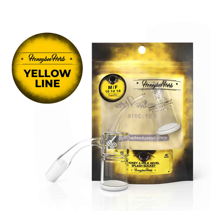 HONEY & MILK BEVEL SPLASH BUCKET - 45° DEGREE | YL - Headshop.com