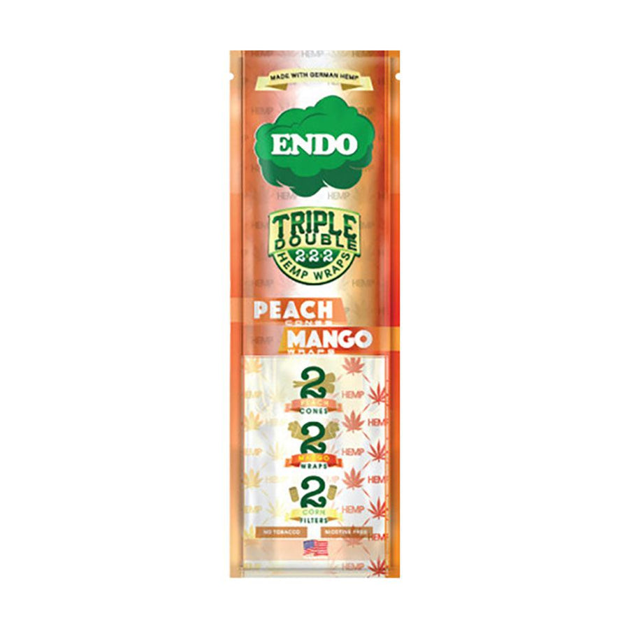 Endo Triple Double Hemp Wraps / Cones Combo - Headshop.com