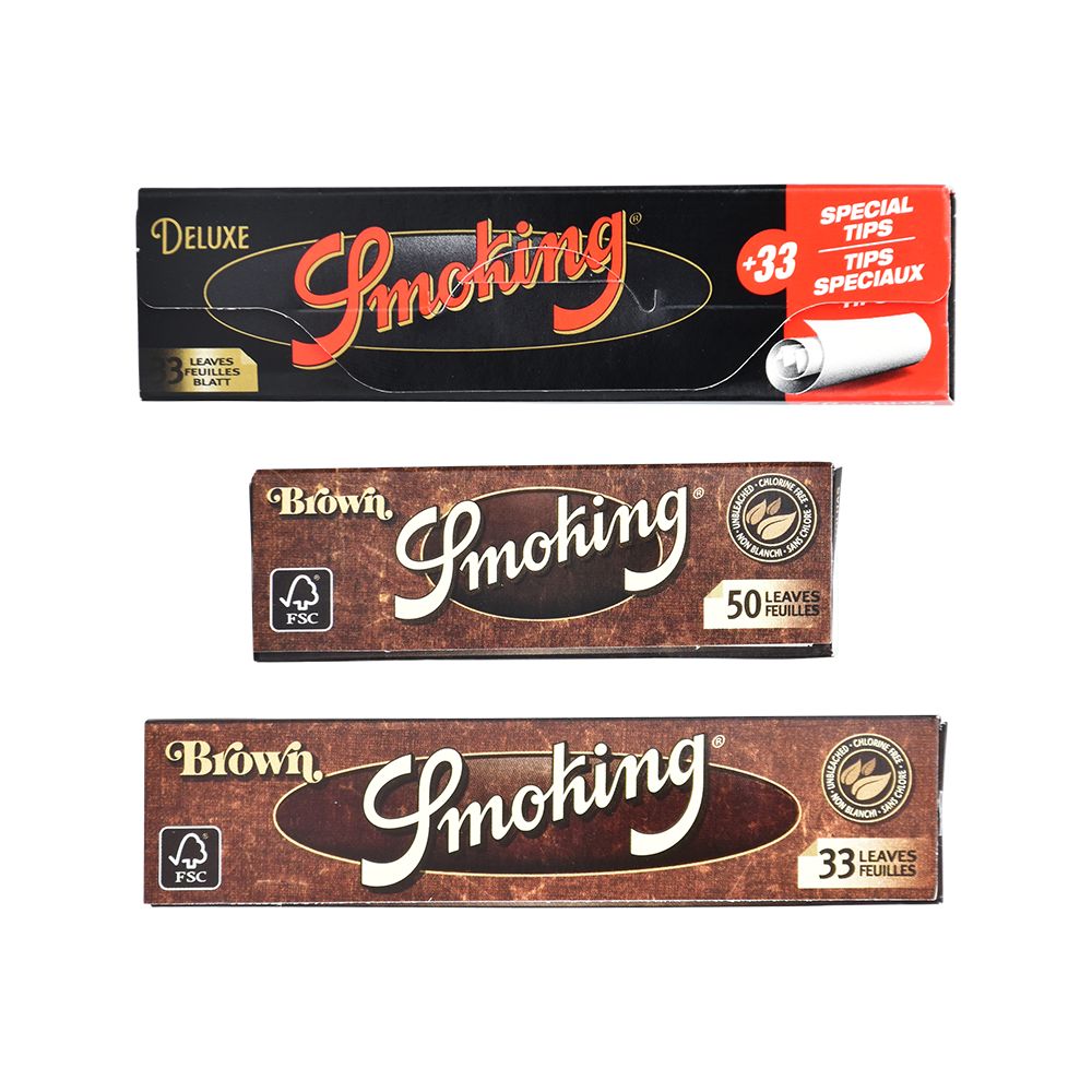 Smoking Rolling Papers - Assorted Sizes & Styles 44ct - Headshop.com