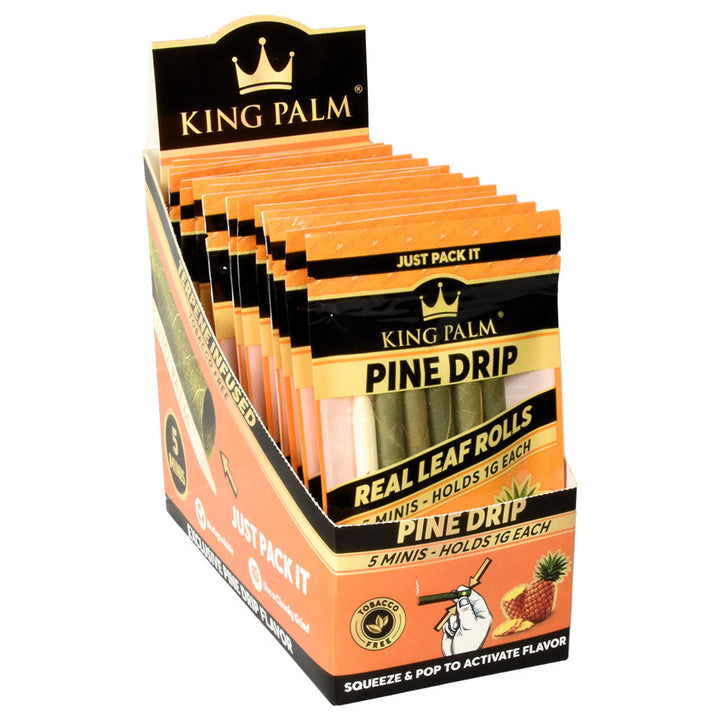 15PC DISP - King Palm Wrap Pouches - 5pk / Mini - Headshop.com