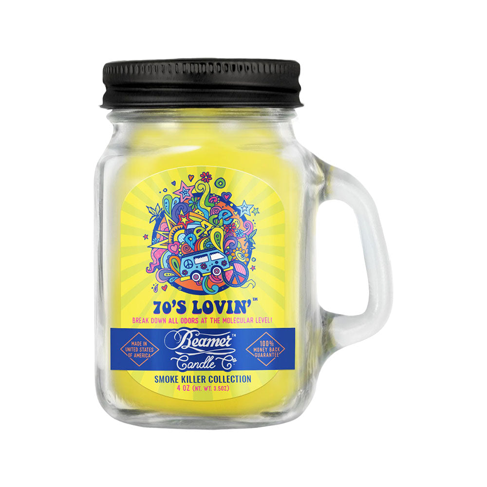 Beamer Candle Co. Mason Jar Candle | '70s Lovin' - Headshop.com