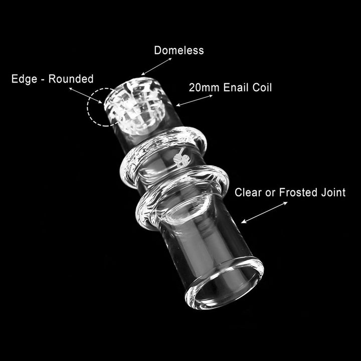 Honeybee Herb Honeycomb Barrel Quartz Enail |YL - Headshop.com