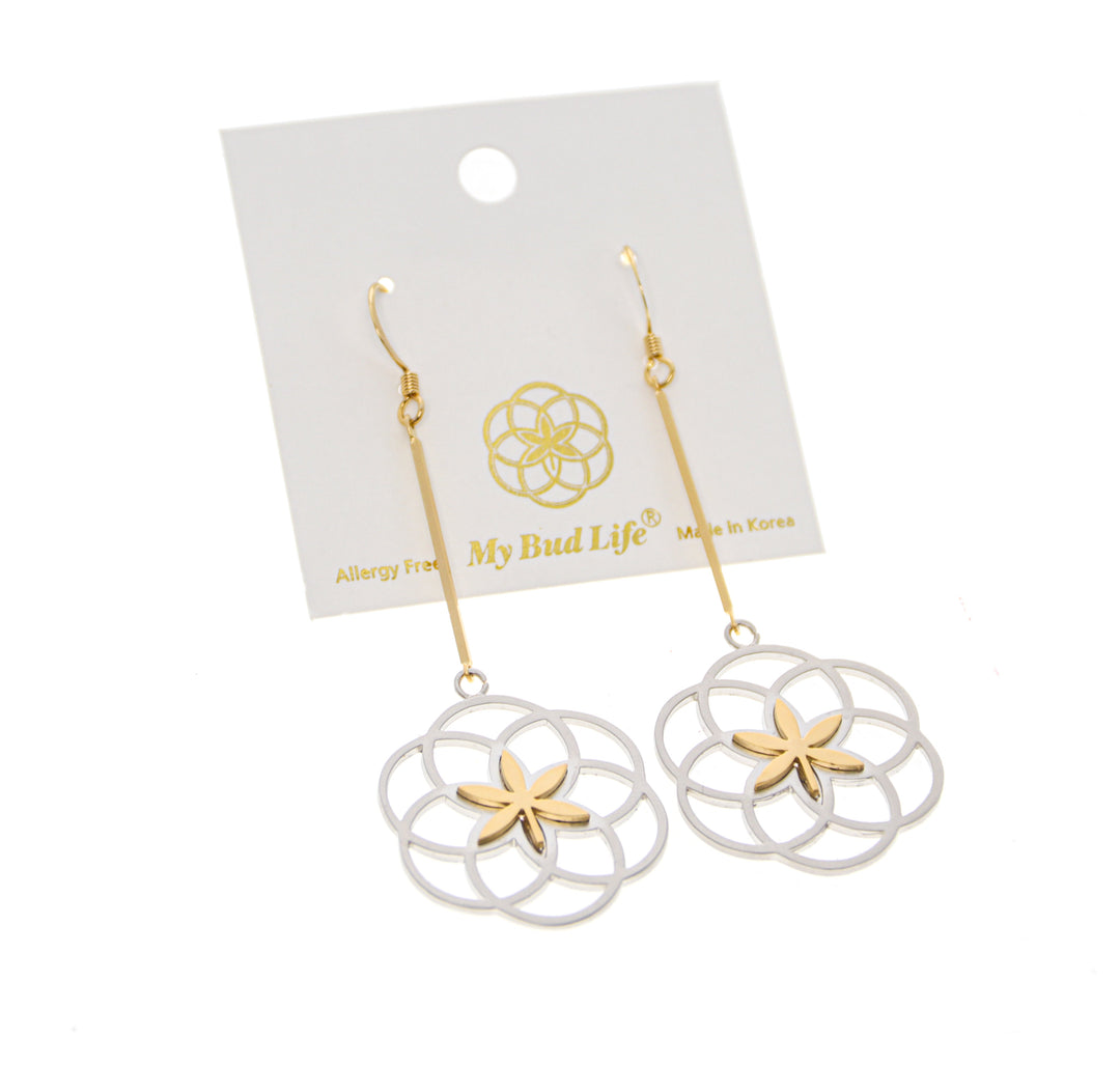 Flower of Life Earrings - Headshop.com