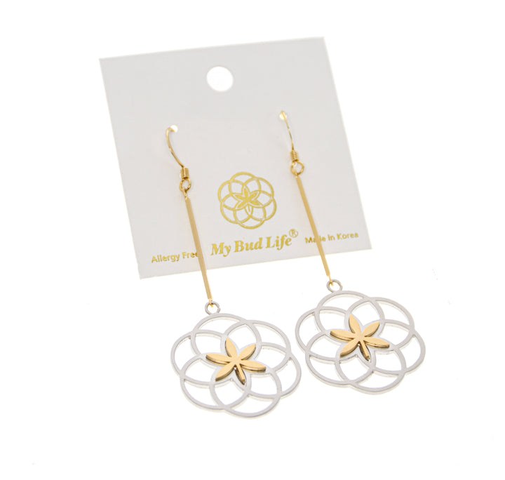 Flower of Life Earrings - Headshop.com