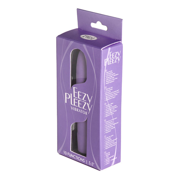 Simple & True Eezy Pleezy Classic Vibrator 5.5 in. Purple - Headshop.com