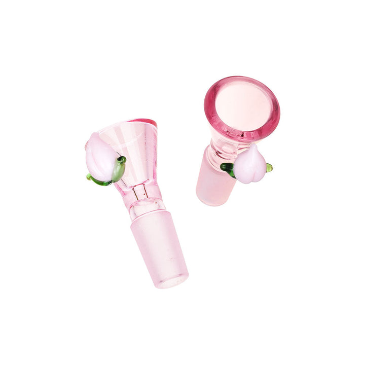 Pulsar Fruit Series Peaches & Cream Herb Pipe Glow Duo - 10" / 14mm F - Headshop.com