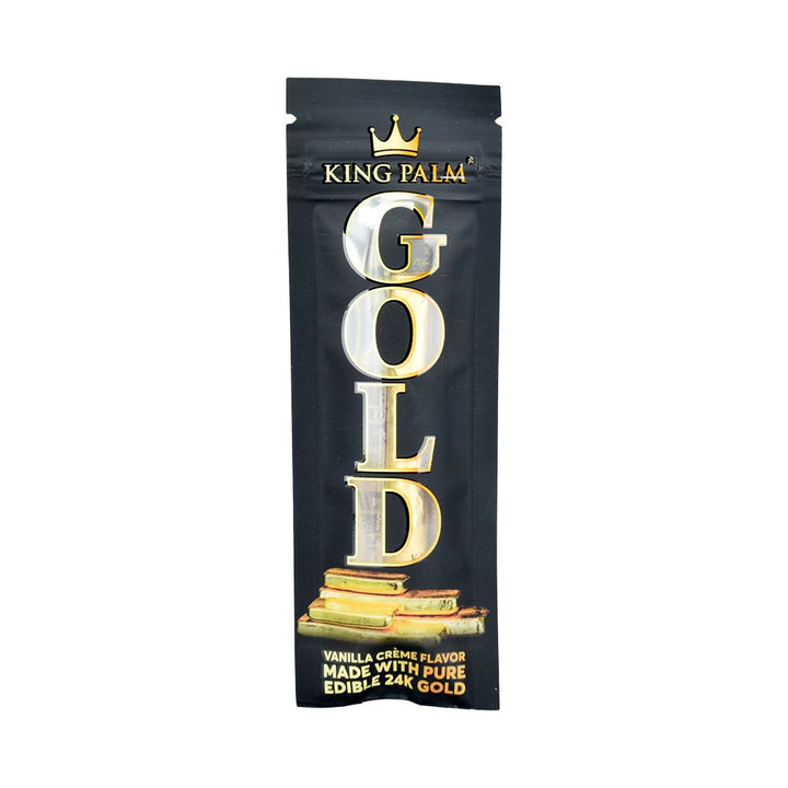 15PK DISP - King Palm 24K Gold Cones - Mini / 1pc / Vanilla Creme - Headshop.com