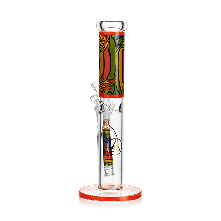 Ritual Smoke - Prism 10" Glass Straight Tube - Tangerine - Headshop.com