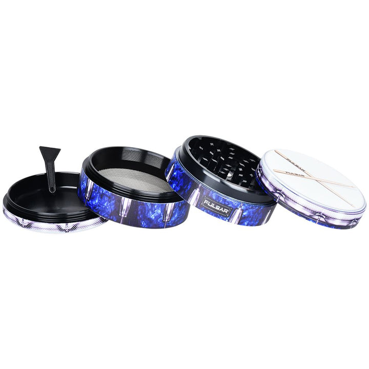 Pulsar OBJEX Design Series Aluminum Grinder | 4pc | 2.5" - Headshop.com