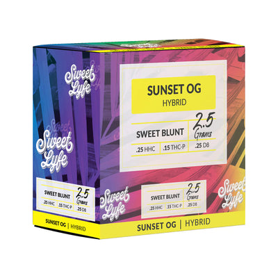 Sweet Blunt D8, HHC, THC-P - Sunset OG (Hybrid) - Headshop.com