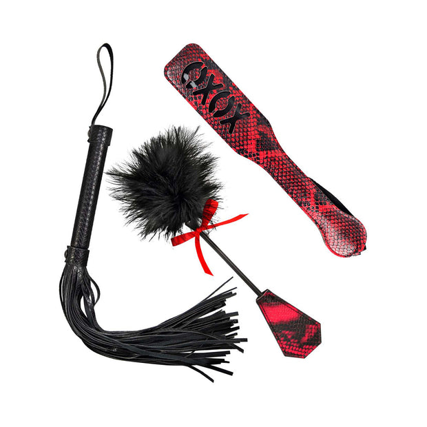 Nasstoys Lovers Kits Whip, Spank & Tickle 3-Piece Set - Headshop.com