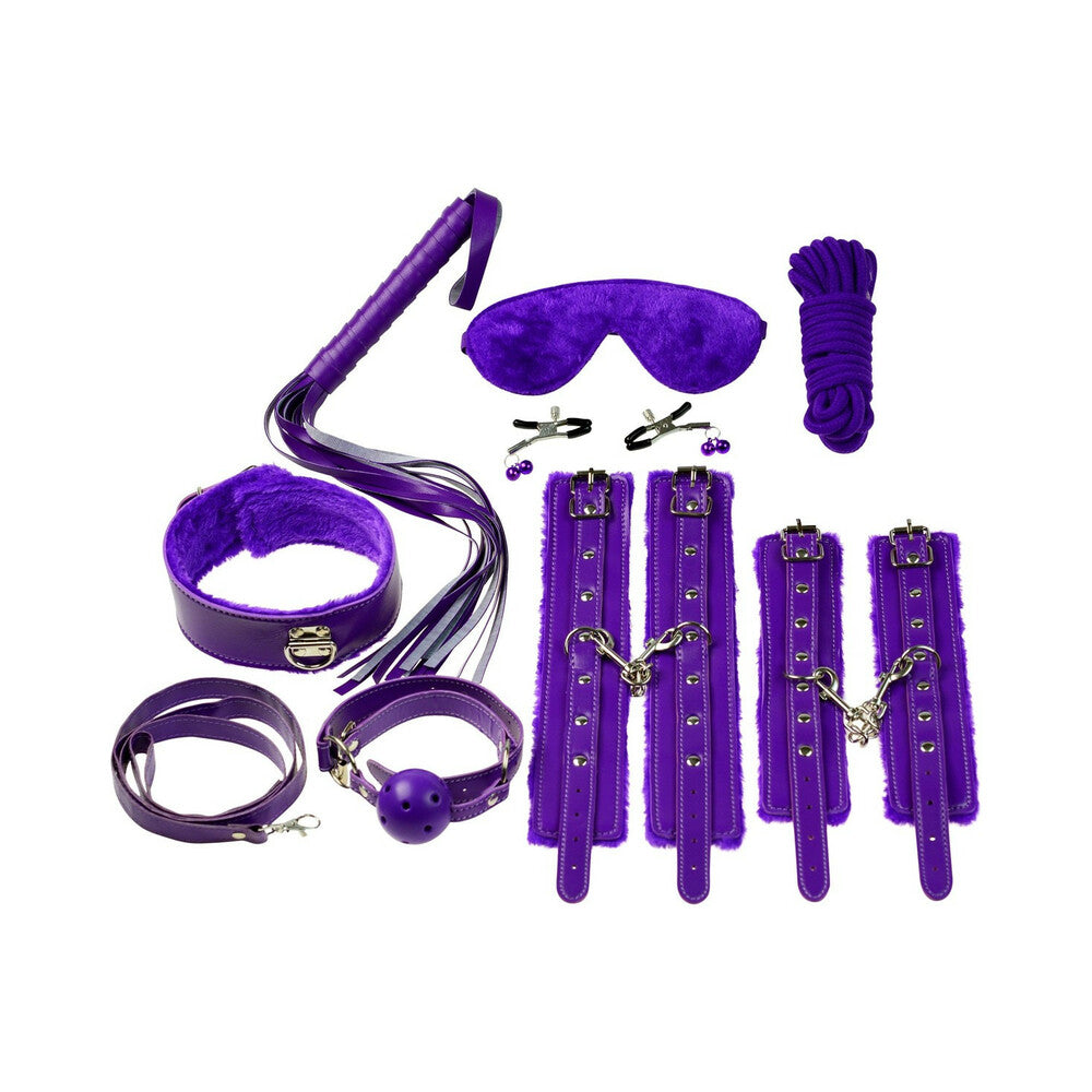 Ple'sur 12-Piece Everything Bondage Kit Purple - Headshop.com