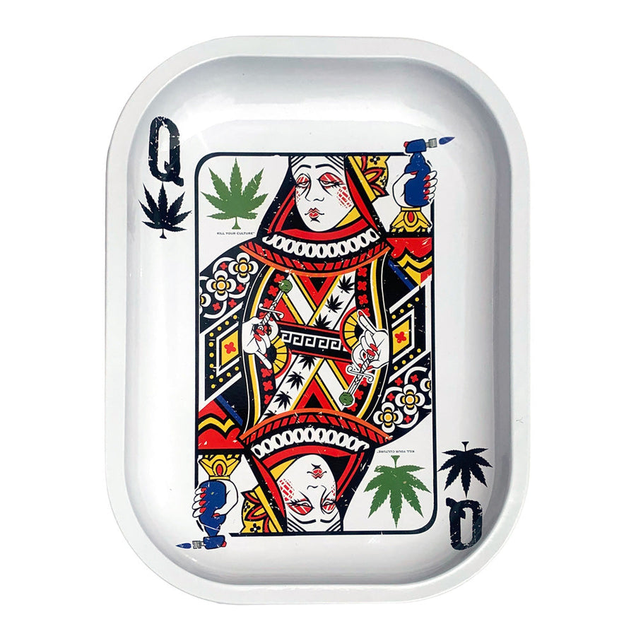 Kill Your Culture Rolling Tray - 5.5"x7" / Queen of Concentrates - Headshop.com