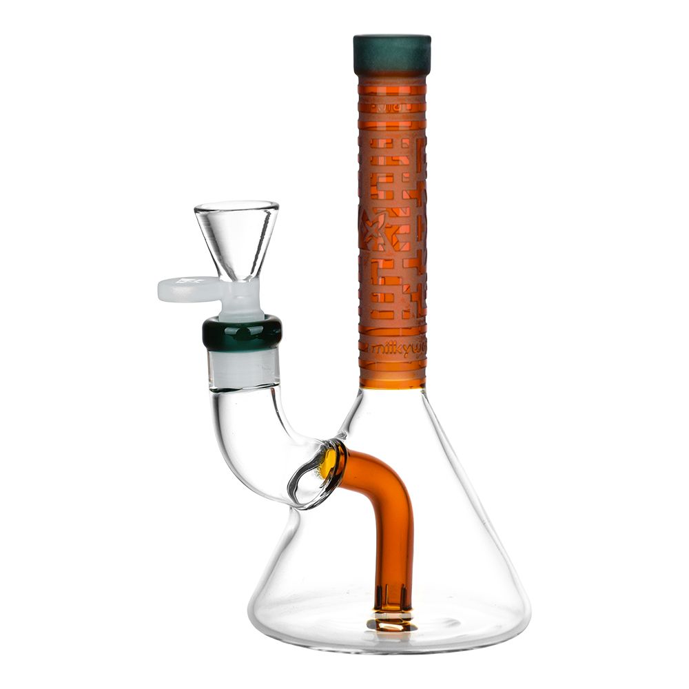Milkyway Glass Bio-ID Beaker Water Pipe | 7" - Headshop.com