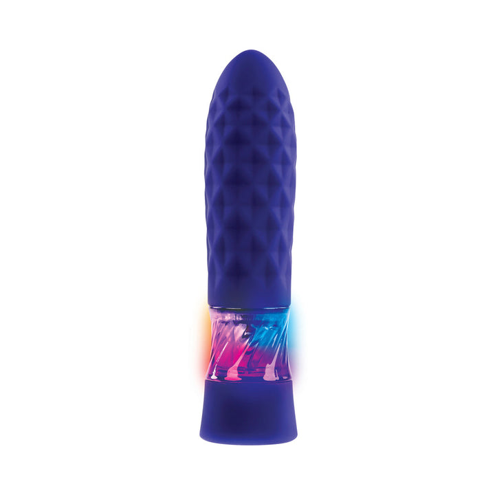 Evolved Raver Light-Up Rechargeable Silicone Bullet Vibrator Purple - Headshop.com