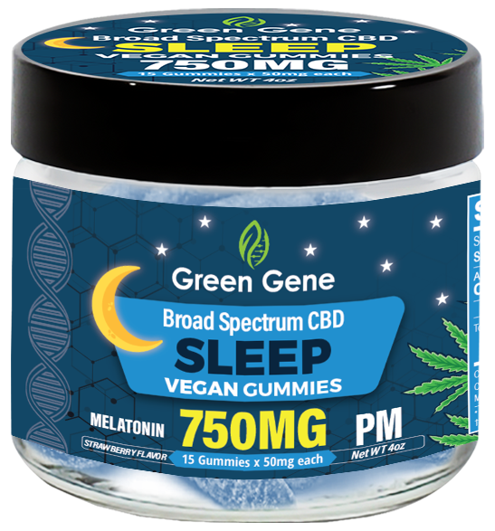 Green Genie Organic CBD Infused Mood Based Vegan Gummies - (625MG - 2500MG) - Headshop.com
