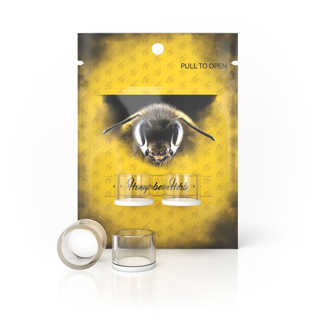 Honeybee Herb Honey and Milk Quartz Cups - Headshop.com