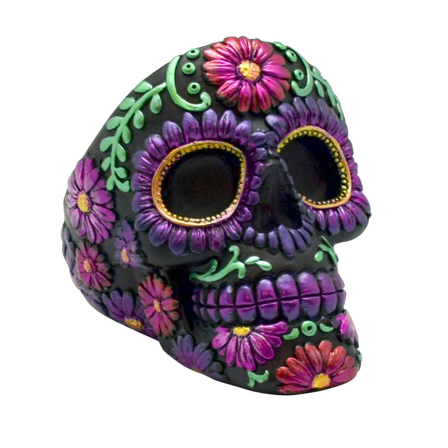 Metallic Day of the Dead Ashtray - Headshop.com