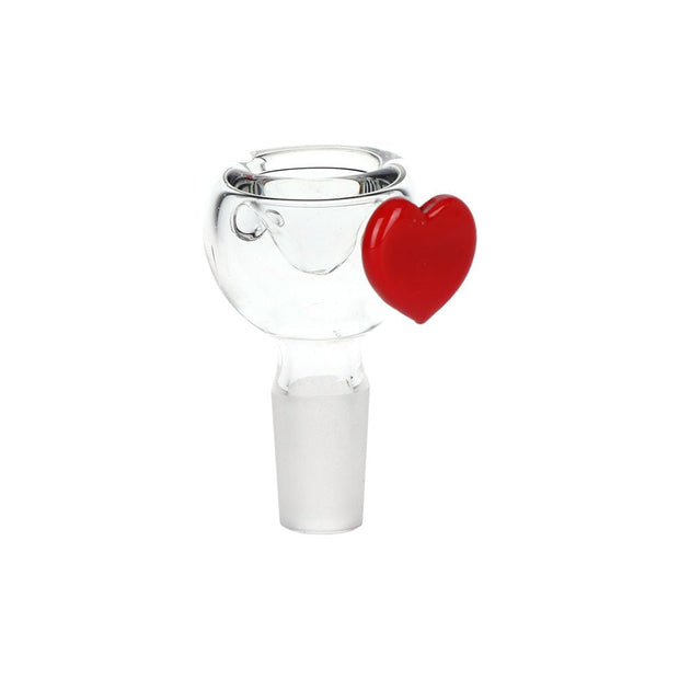 Pulsar Valentines Heart Vase Glass Water Pipe - 8.25" / 14mm F