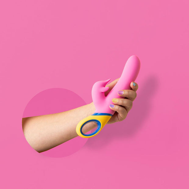 PMV20 Copy Dolphin Vibrator Silicone Pink - Headshop.com