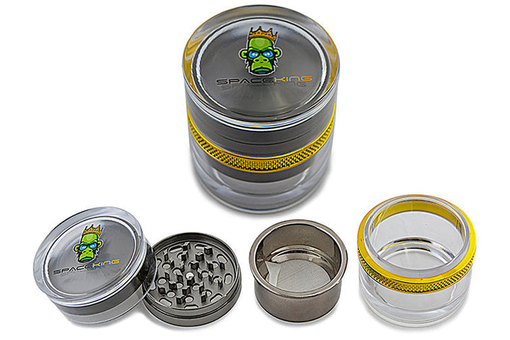 Space King Clear Shell Grinder - Headshop.com