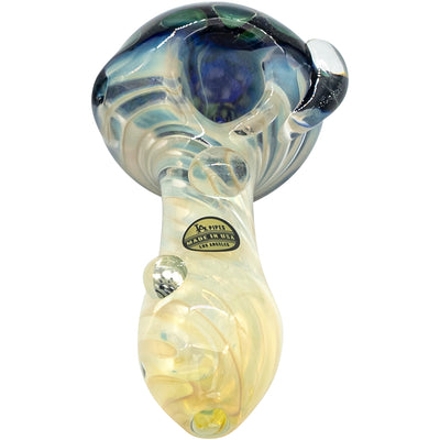 LA Pipes "The Hive" Honeycomb Color Changing Glass Pipe - Headshop.com