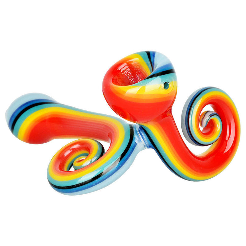 Swirling Wonder Wig Wag Hand Pipe - 3.5" / Colors Vary - Headshop.com