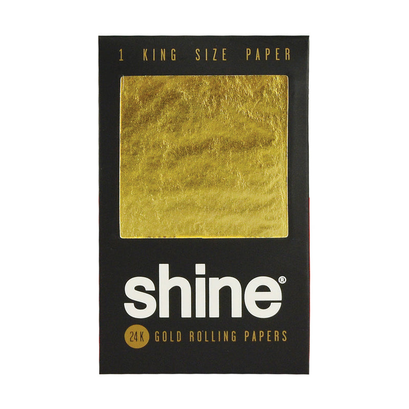Shine 24K Gold Rolling Paper | Kingsize - Headshop.com