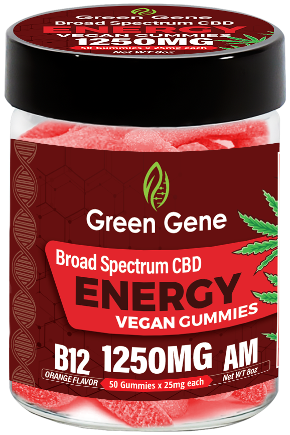 Green Genie Organic CBD Infused Mood Based Vegan Gummies - (625MG - 2500MG) - Headshop.com