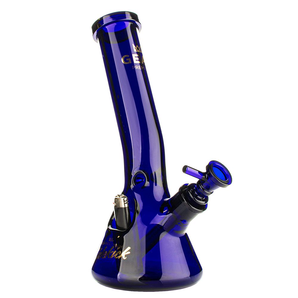 Gear Premium Sidekick Laid Back Glass Beaker Water Pipe | 12" - Headshop.com