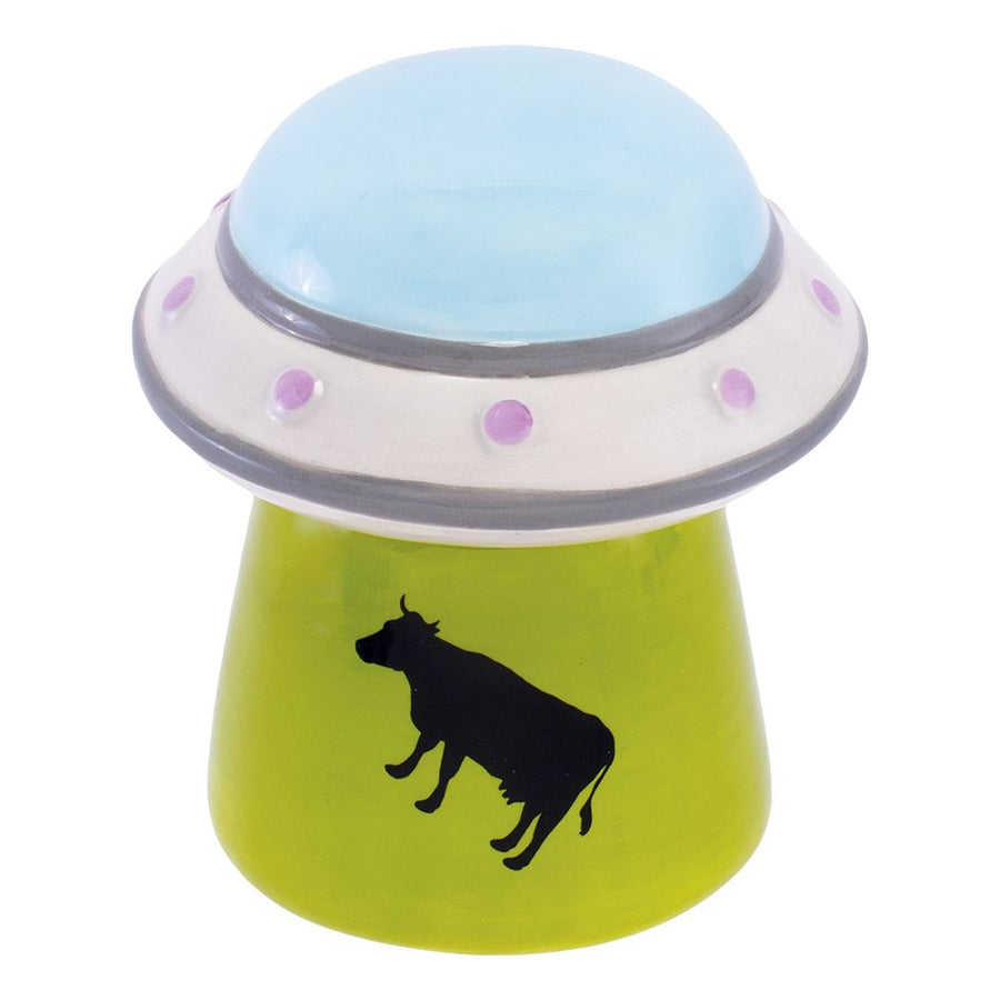 Fujima UFO Cow Ceramic Stash Jar - 4" - Headshop.com