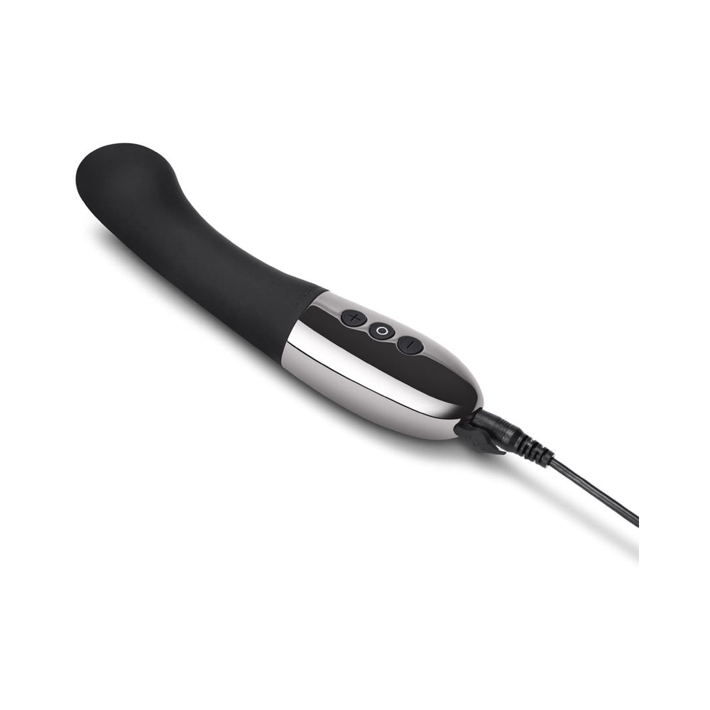 Le Wand Gee Rechargeable Silicone G-Spot Targeting Vibrator Black - Headshop.com