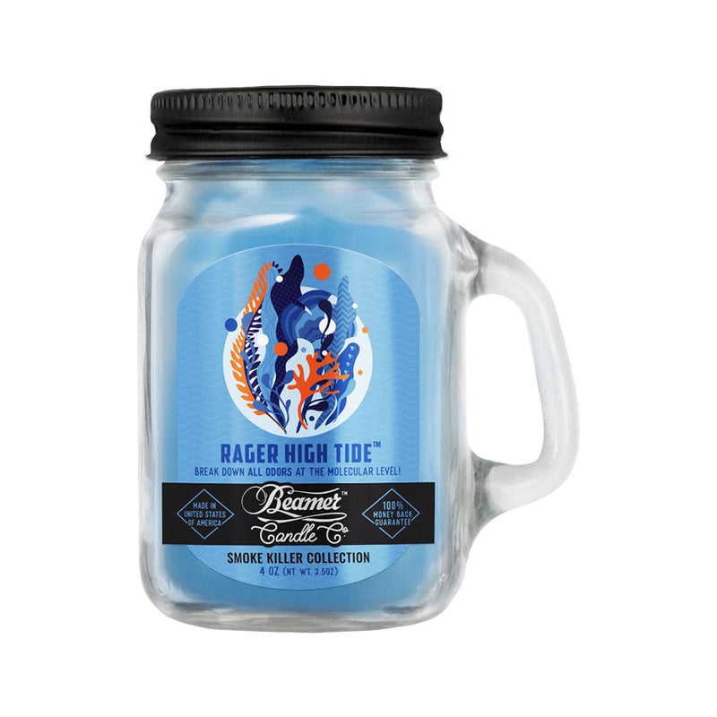 Beamer Candle Co. Mini Mason Jar Candle | Rager High Tide | 4oz - Headshop.com