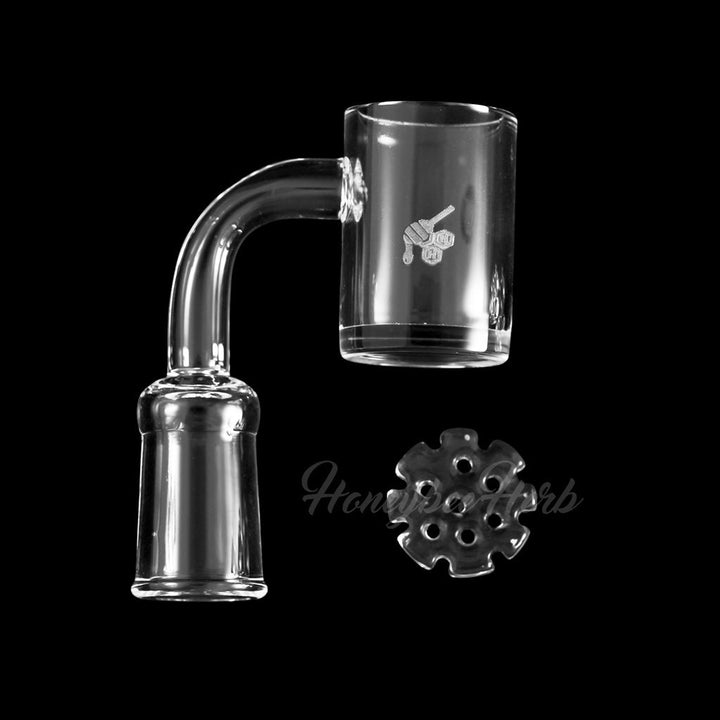 HONEY DISC QUARTZ BANGER - 90° DEGREE | YL - Headshop.com