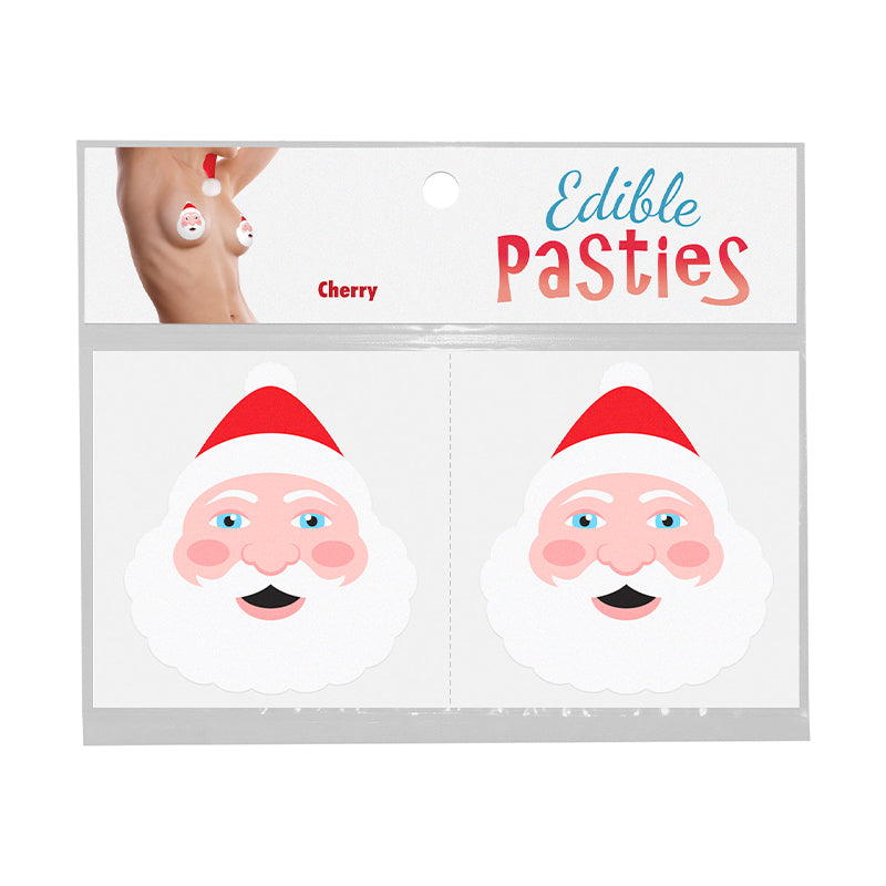 Cherry Santa Face Edible Pasties - Headshop.com