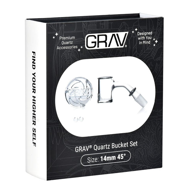 GRAV Seamless Quartz Banger Set | 4pc | 14mm M - Headshop.com