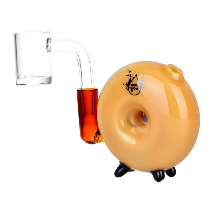 Pulsar Donut Mini Chugger Rig | 3" | 10mm F - Headshop.com