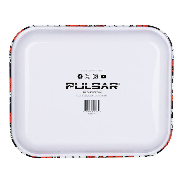 Pulsar Design Series Large Rolling Tray - Interlocking Lizards / 13"x11"