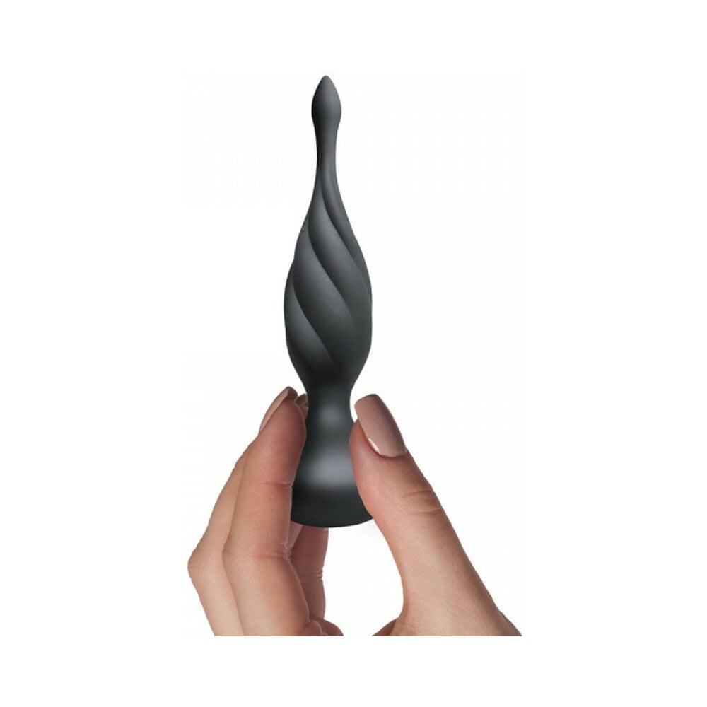 Petite Sensations Discover Silicone Anal Vibrator Black - Headshop.com