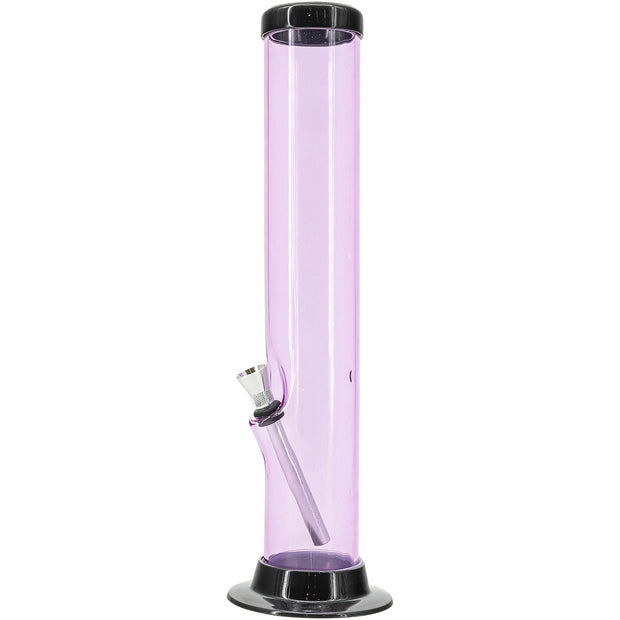Straight Tube Acrylic Bong  6-9-12-15"