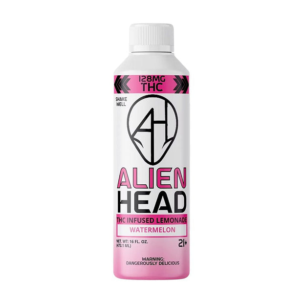 Alien Head D9 THC Lemonade | 16oz | 128mg | 4ct - Headshop.com