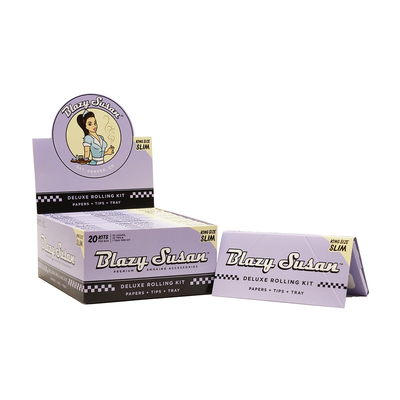 Blazy Susan Purple Rolling Papers - Headshop.com