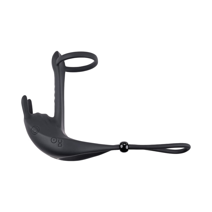 Zero Tolerance Saddle Up Rechargeable Vibrating C-Ring & Girth Enhancer Silicone Black - Headshop.com