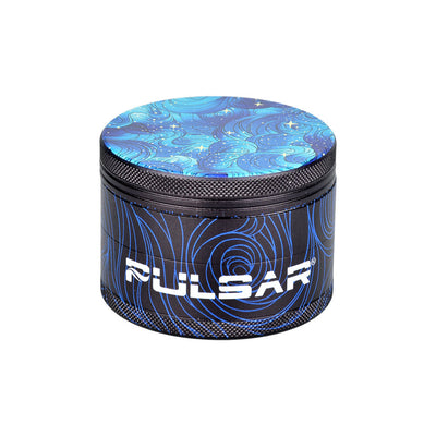 Pulsar Design Series Grinder with Side Art - Space Dust / 4pc / 2.5" - Headshop.com