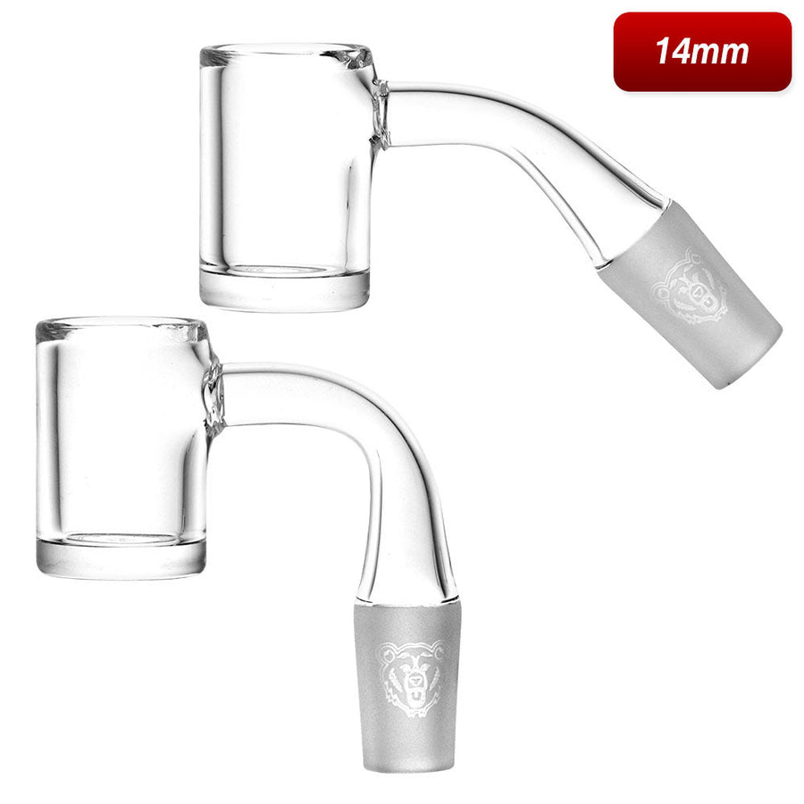 Bear Quartz V2 Flat 22MM Banger | 14mm M - Headshop.com