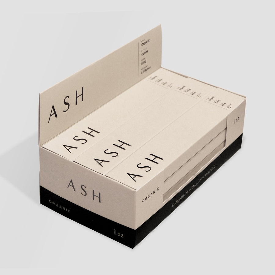 ASH Pre-rolled Cones | Organic | 12 count | Box - Headshop.com