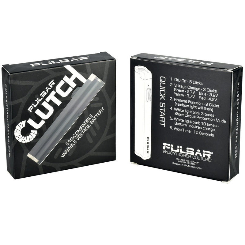 Pulsar Clutch 510 Variable Voltage Battery - Headshop.com