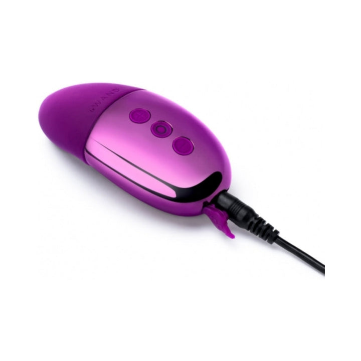 Le Wand Chrome Point Rechargeable Silicone Mini Vibrator Dark Cherry - Headshop.com