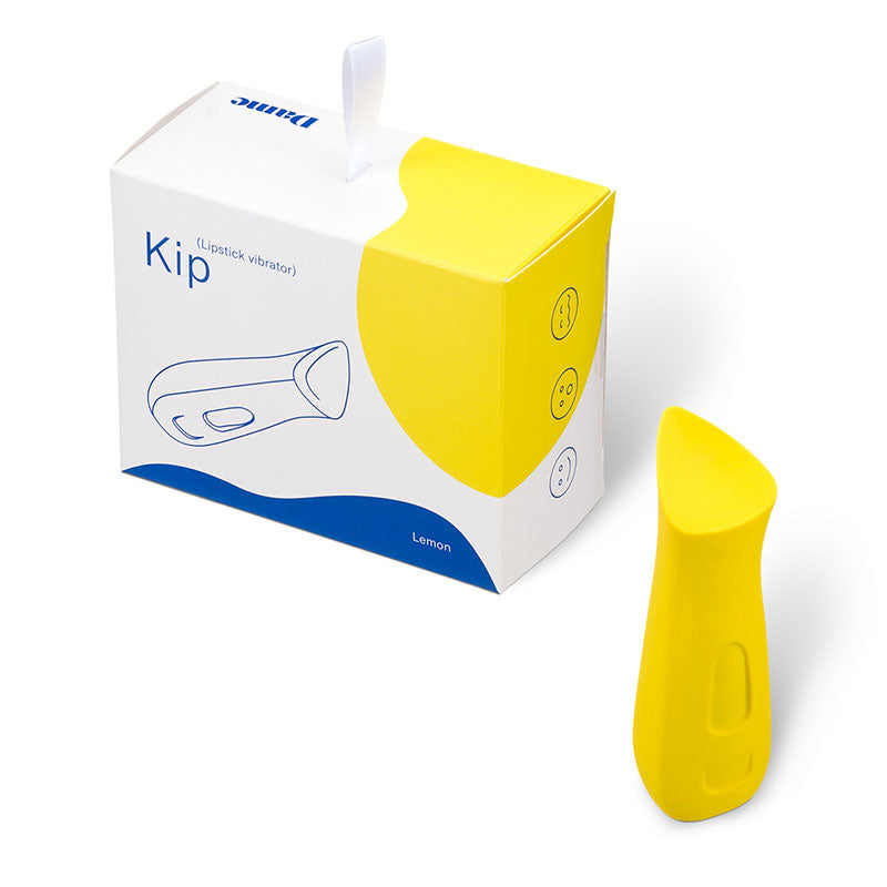 Dame Kip Rechargeable Silicone Clit Stimulator Lemon - Headshop.com
